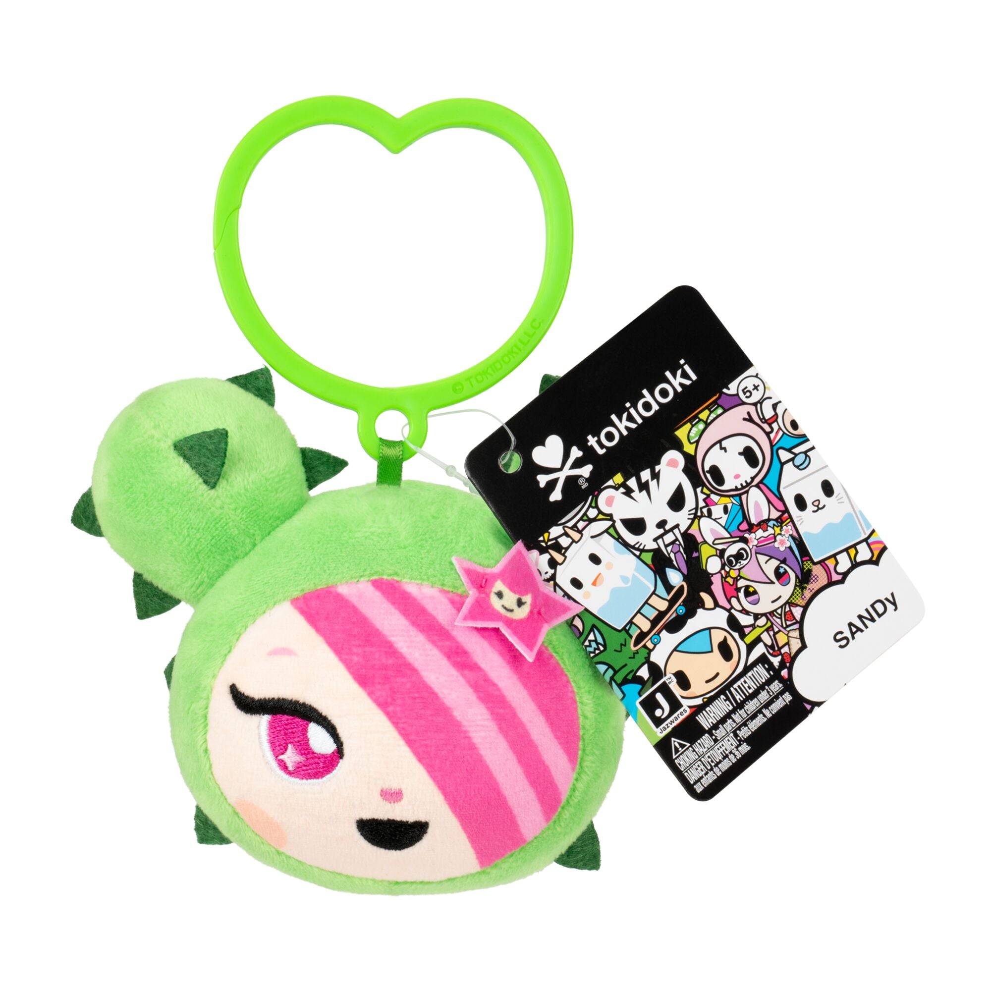 Tokidoki™ 4" Plush Clips Assortment - Sandy, Donutella, Adios, Strawberry Milk - Officially Licensed Tokidoki™ Product From Jazwares