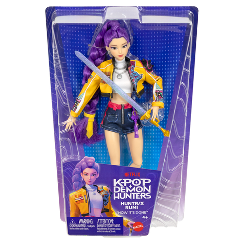 Netflix Kpop Demon Hunters Fashion Doll 'How It's Done' Huntr/X Rumi