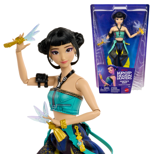 Netflix Kpop Demon Hunters Fashion Doll 'How It's Done' Huntr/X Zoey