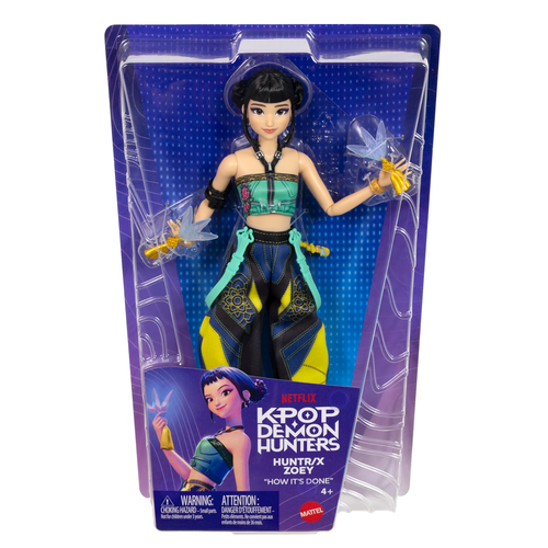 Netflix Kpop Demon Hunters Fashion Doll 'How It's Done' Huntr/X Zoey