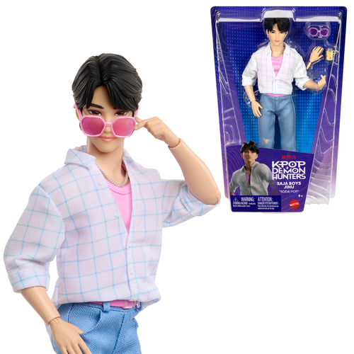 Netflix Kpop Demon Hunters Fashion Doll 'Soda Pop' Saja Boys Jinu