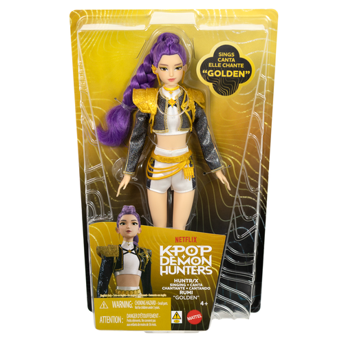 Netflix Kpop Demon Hunters Singing Fashion Doll 'Golden' Huntr/X Rumi