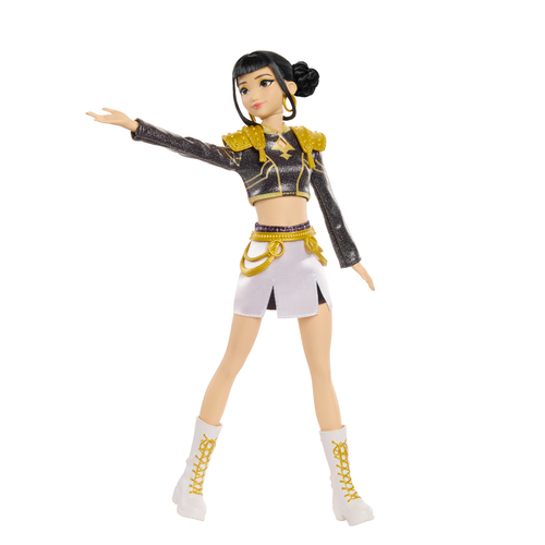 Netflix Kpop Demon Hunters Singing Fashion Doll 'Golden' Huntr/X Zoey