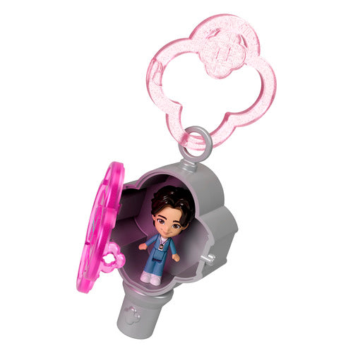 Polly Pocket X Kpop Demon Hunters Miniature Dolls, Toy Collectible Characters, Ramen Cup Keychain Assortment
