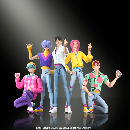 Netflix Kpop Demon Hunters Action Figure 'Soda Pop' Saja Boys Abby