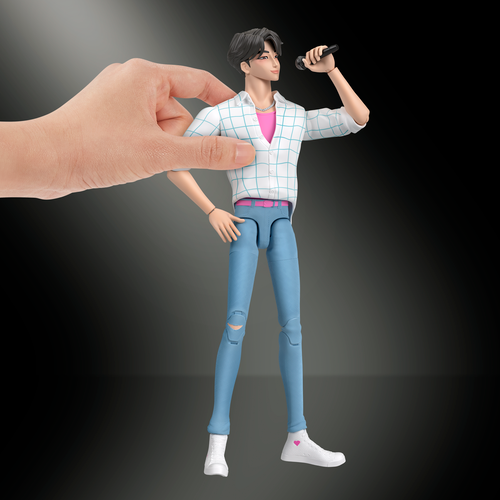 Netflix Kpop Demon Hunters Action Figure 'Soda Pop' Saja Boys Jinu