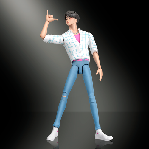 Netflix Kpop Demon Hunters Action Figure 'Soda Pop' Saja Boys Jinu