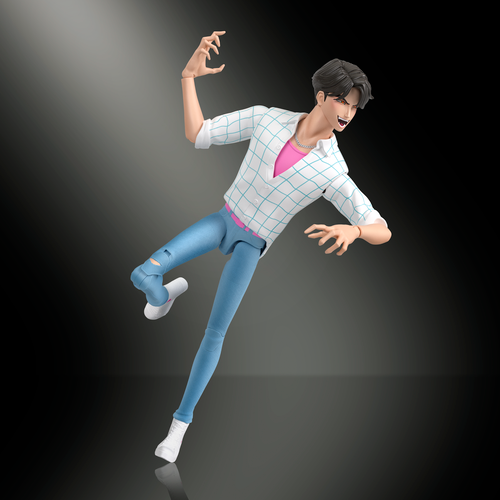 Netflix Kpop Demon Hunters Action Figure 'Soda Pop' Saja Boys Jinu