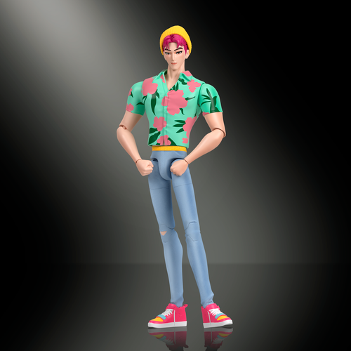 Netflix Kpop Demon Hunters Action Figure 'Soda Pop' Saja Boys Abby