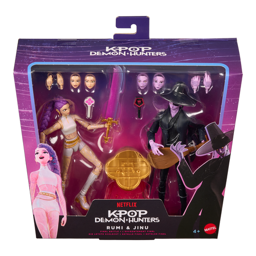 Netflix Kpop Demon Hunters Action Figures Final Battle Rumi & Jinu 2 Pack