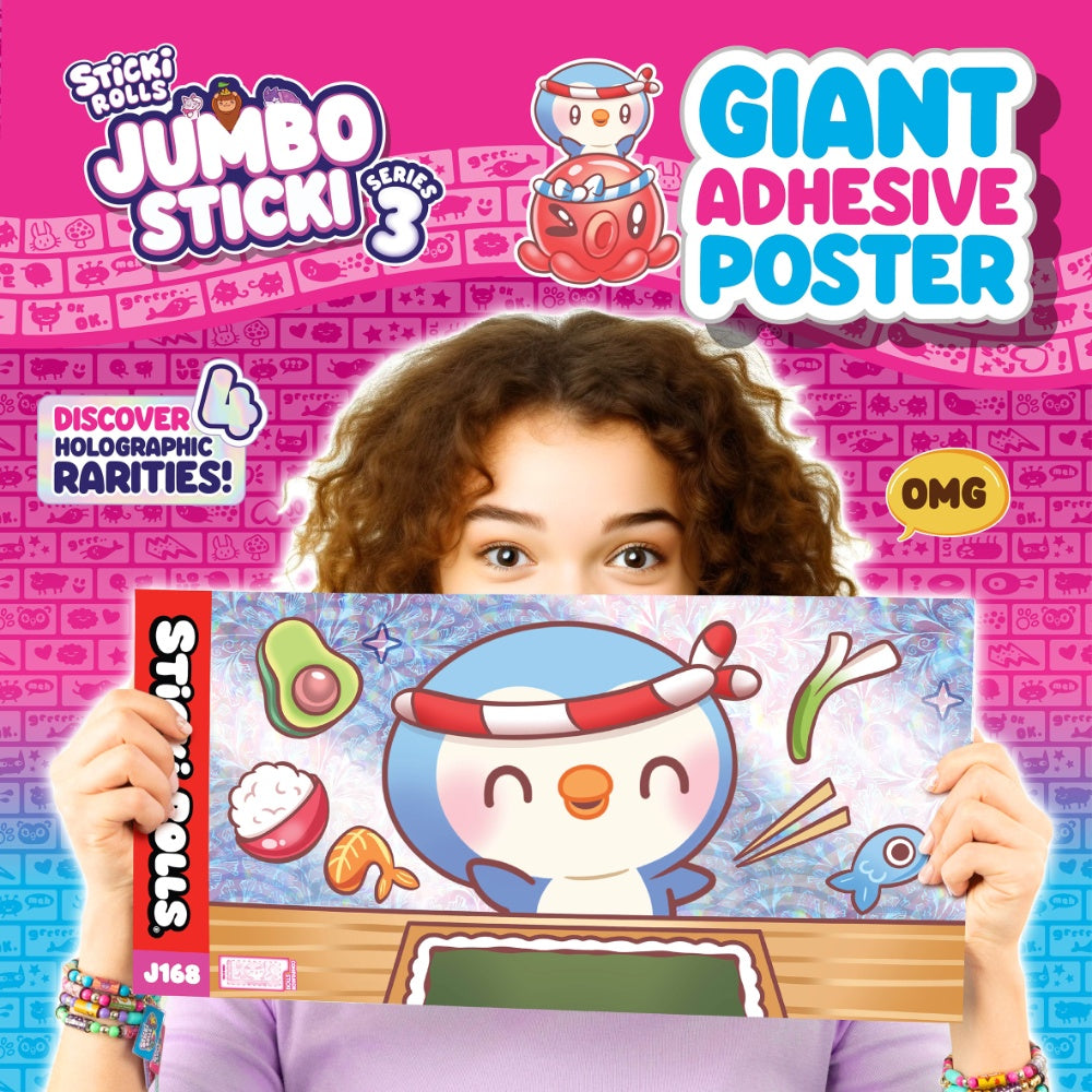 Sticki Rolls Jumbo Sticki Mystery Roll