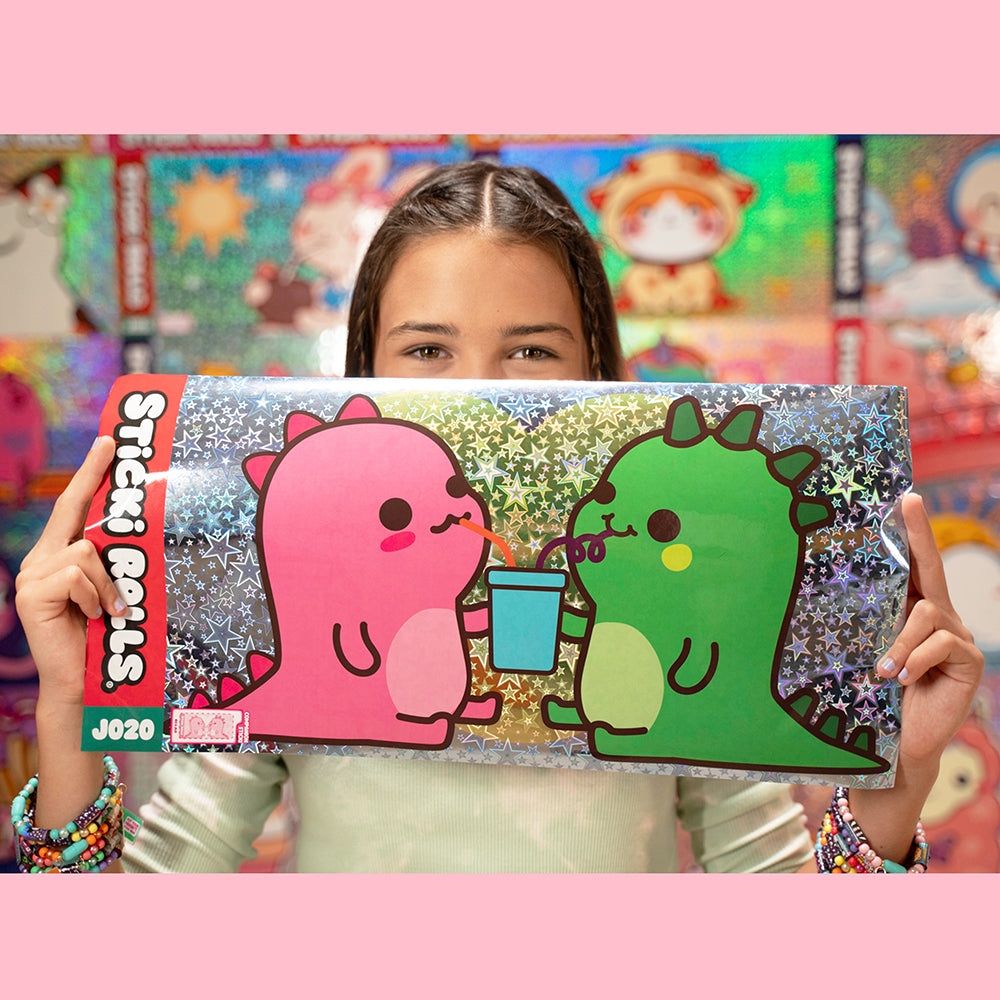 Sticki Rolls Jumbo Sticki Giant Wall Stickers 3 Pack Assortment