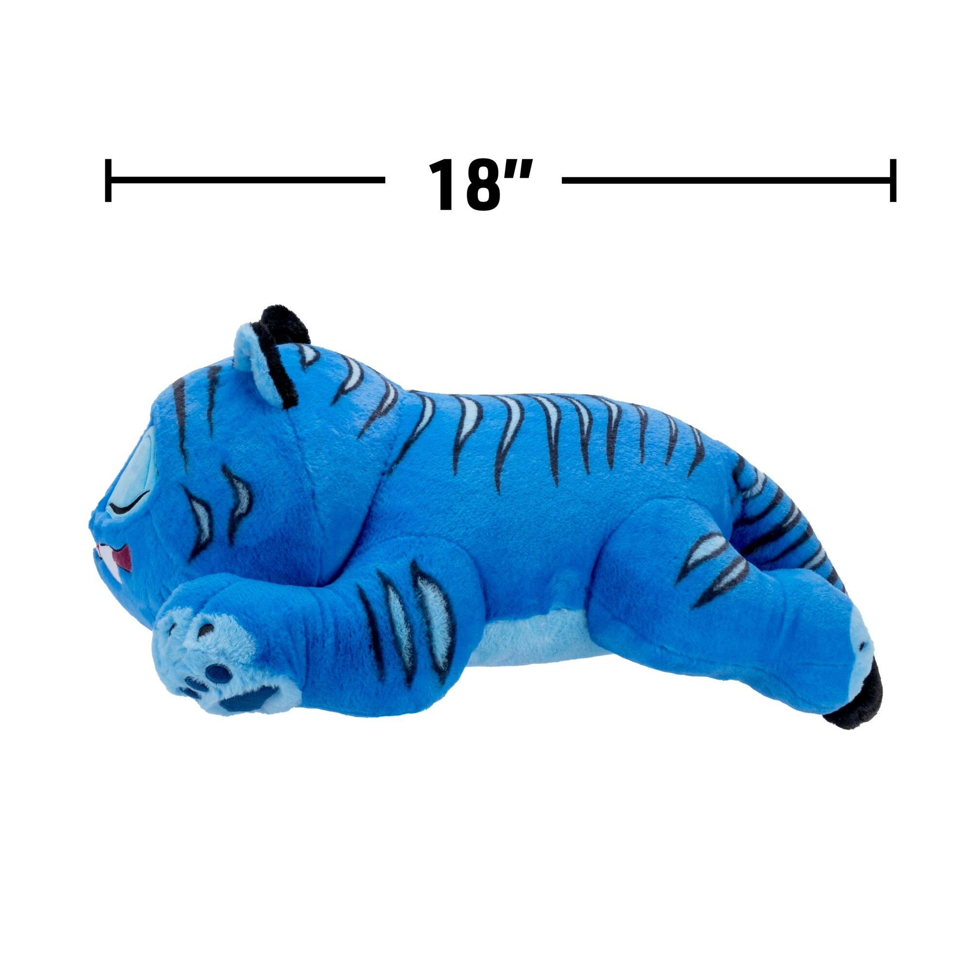 Kpop Demon Hunters 18-Inch Sleeping Derpy Tiger - Hug-Ready Pillow Plush For Fans & Collectors