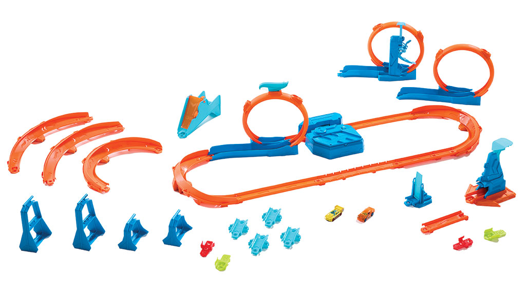 Hot Wheels Track Creator Triple Loop Speed Kit