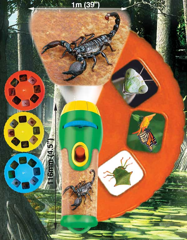 Natural History Museum Creepy Crawly Torch  And Projector