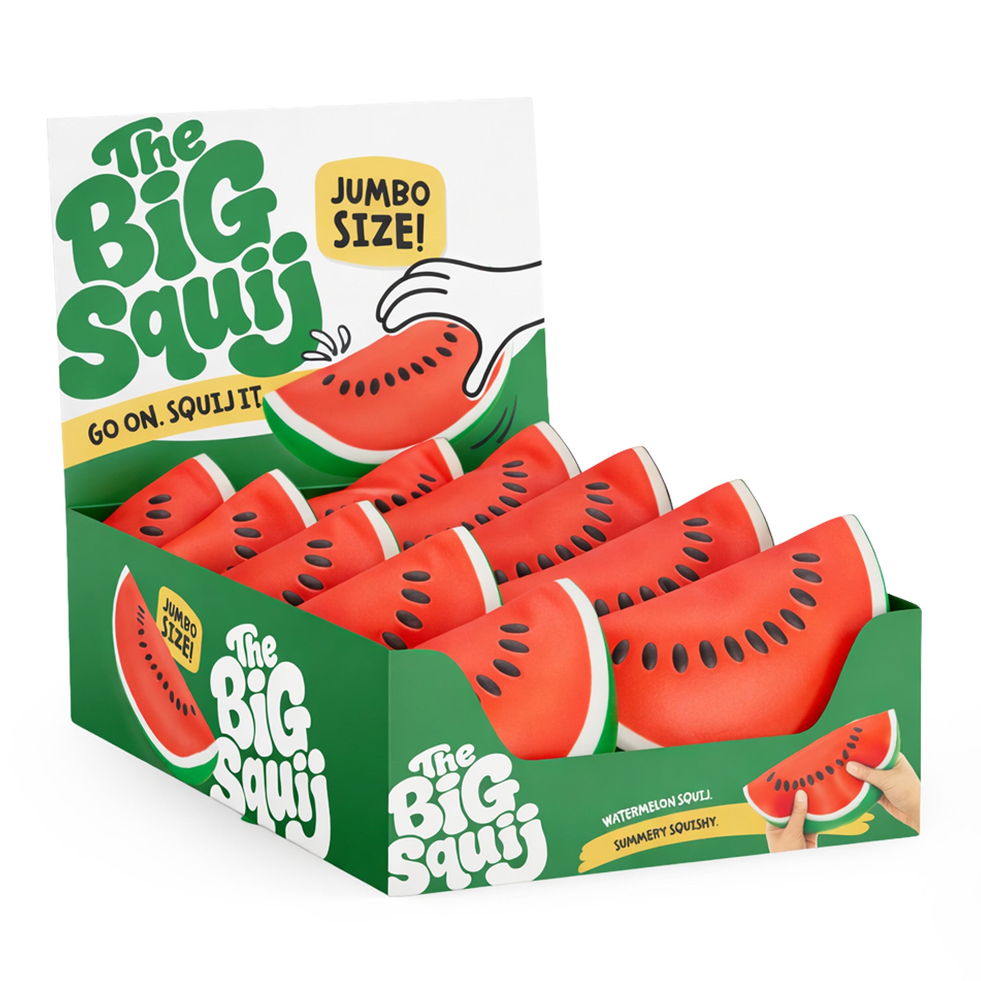 The Big Squij Watermelon Slow-Rise Squishy Toy
