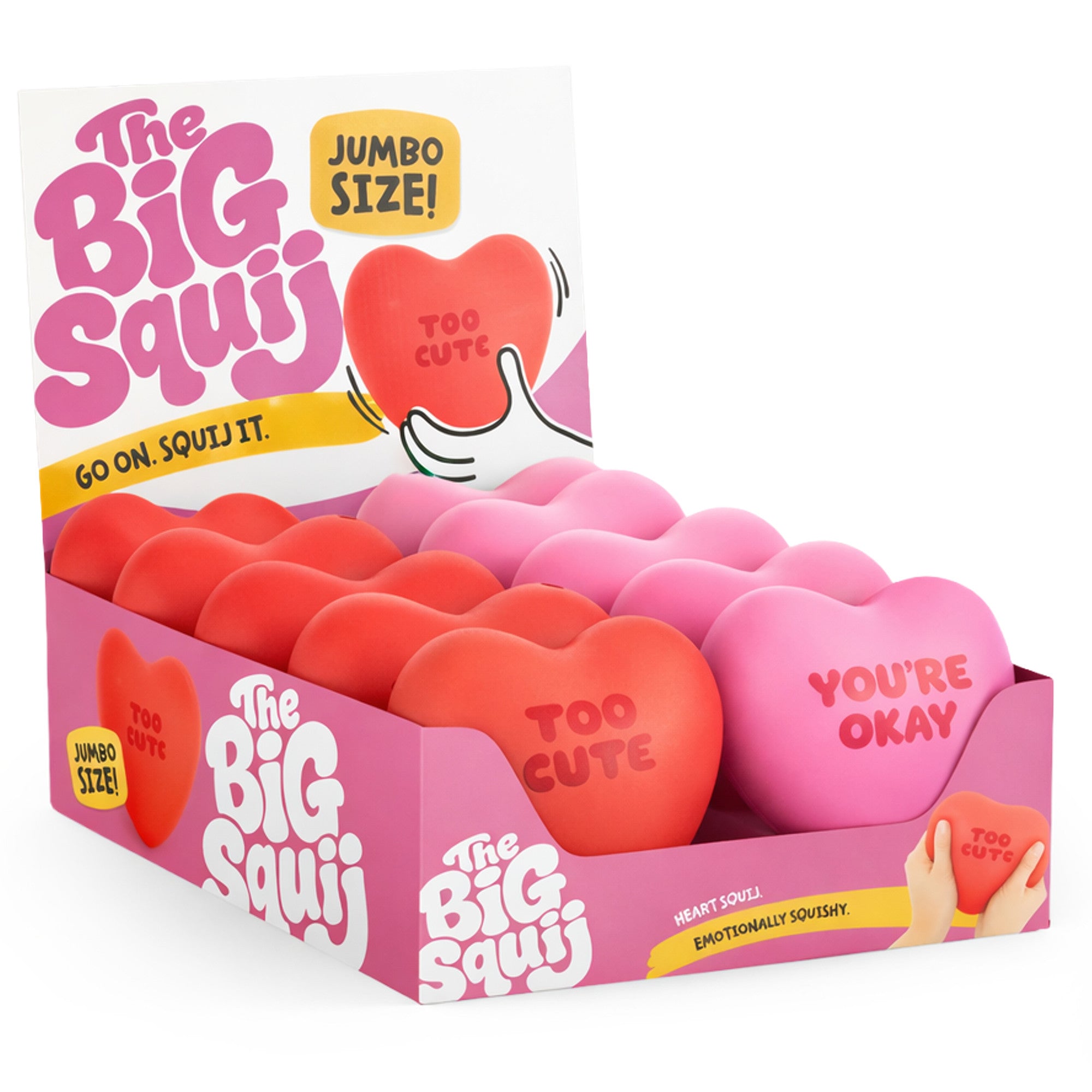 The Big Squij Hearts Slow-Rise Squishy Toy Assortment