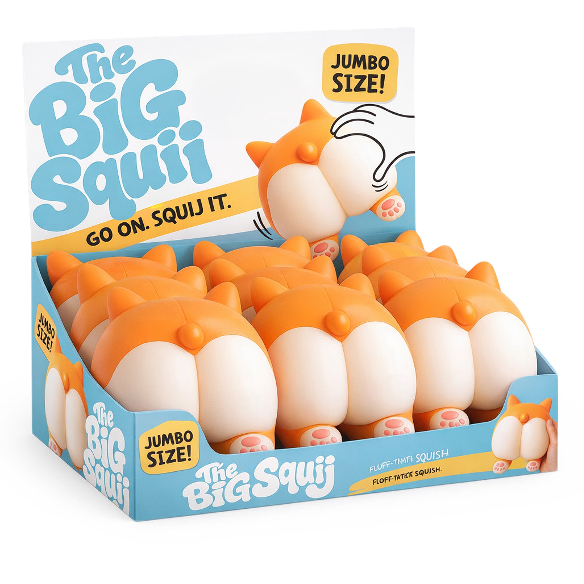 The Big Squij Corgi Butt Slow-Rise Squishy Toy
