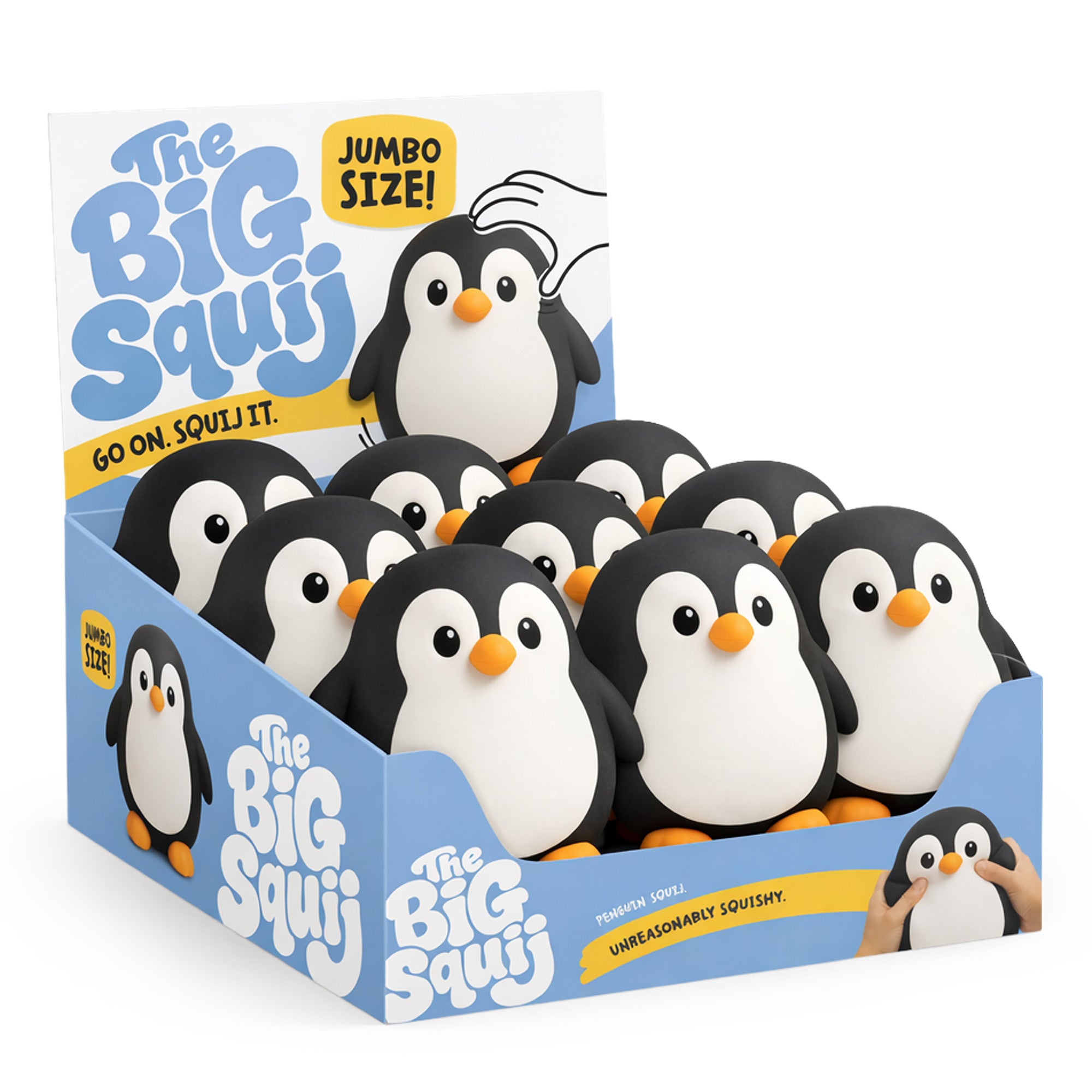 The Big Squij Penguin Slow-Rise Squishy Toy