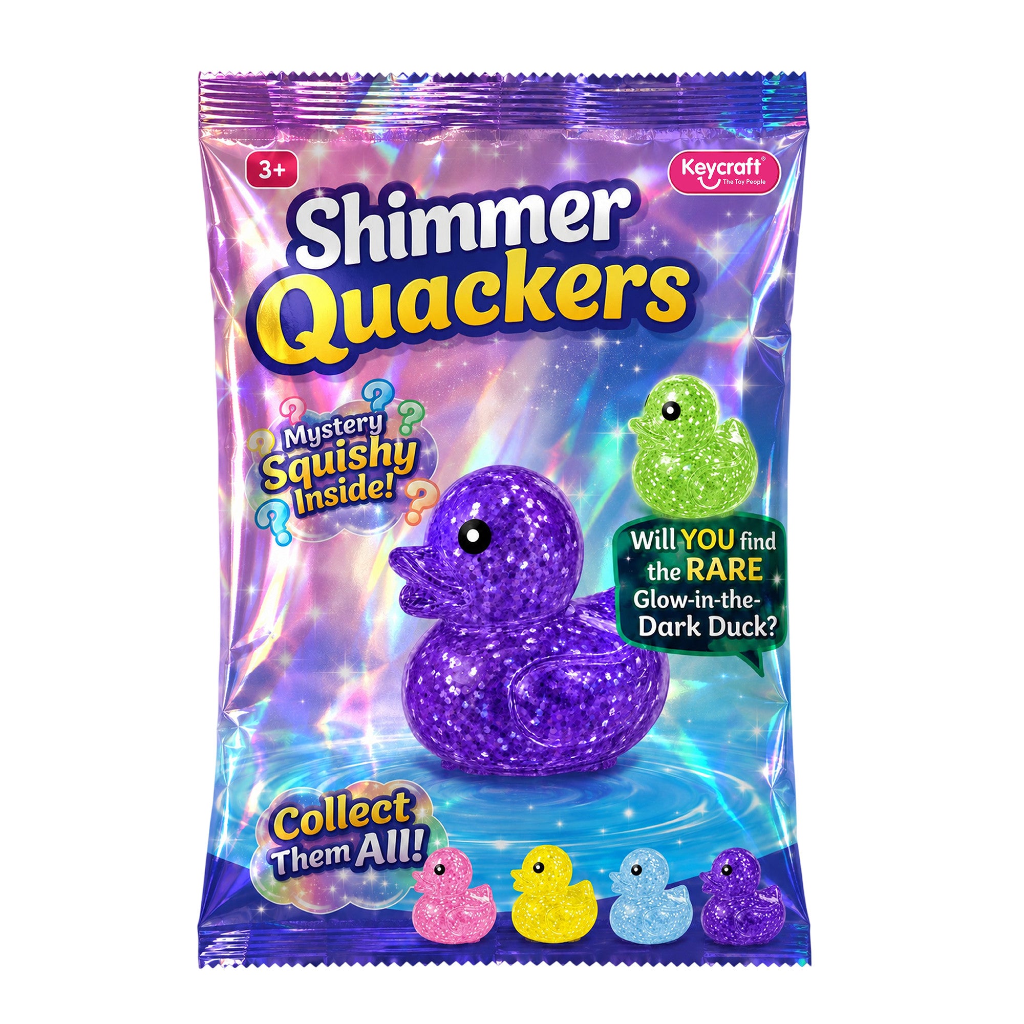 Shimmer Quackers Mystery Squishy Toys Assortment