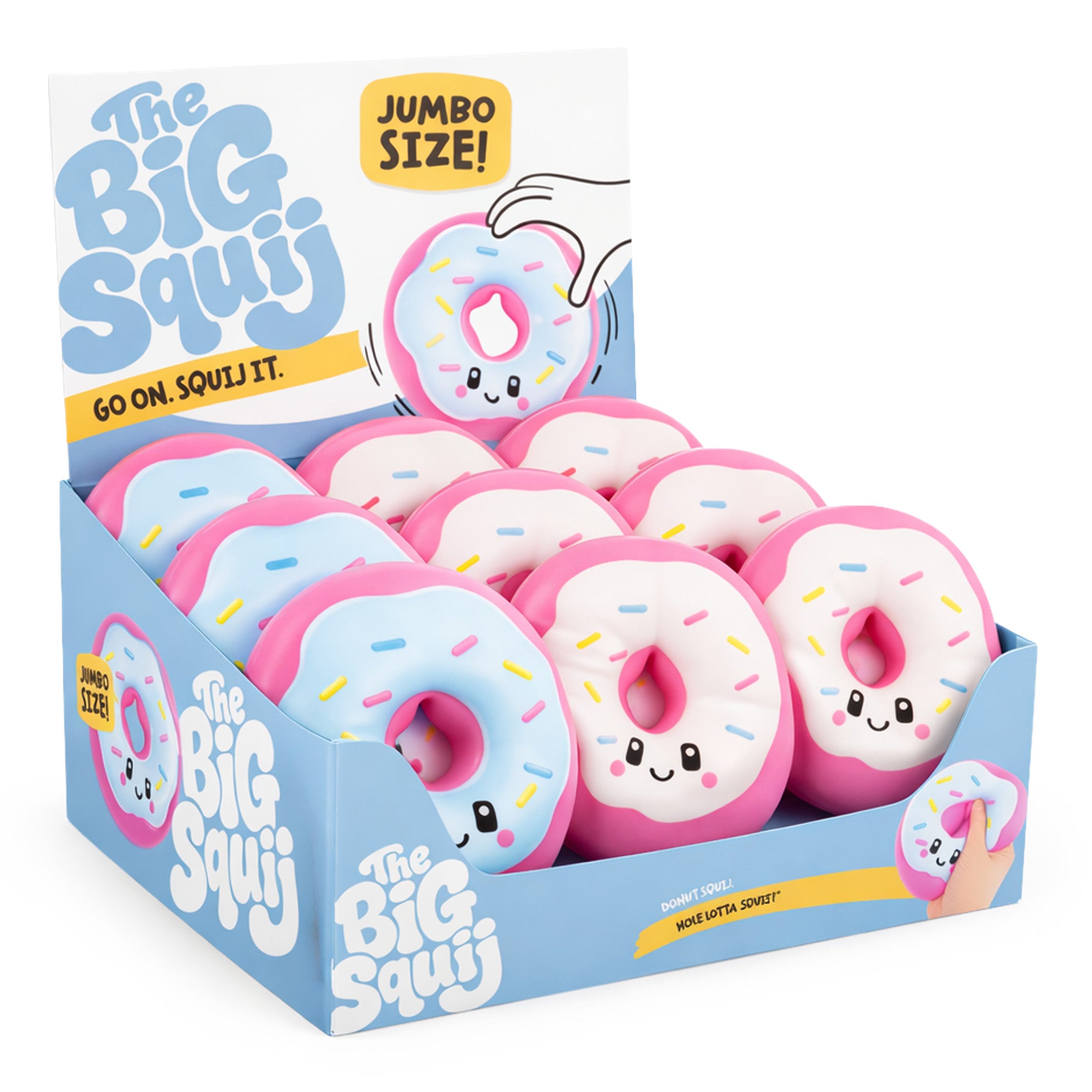 The Big Squij Donut Slow-Rise Squishy Toy Assortment