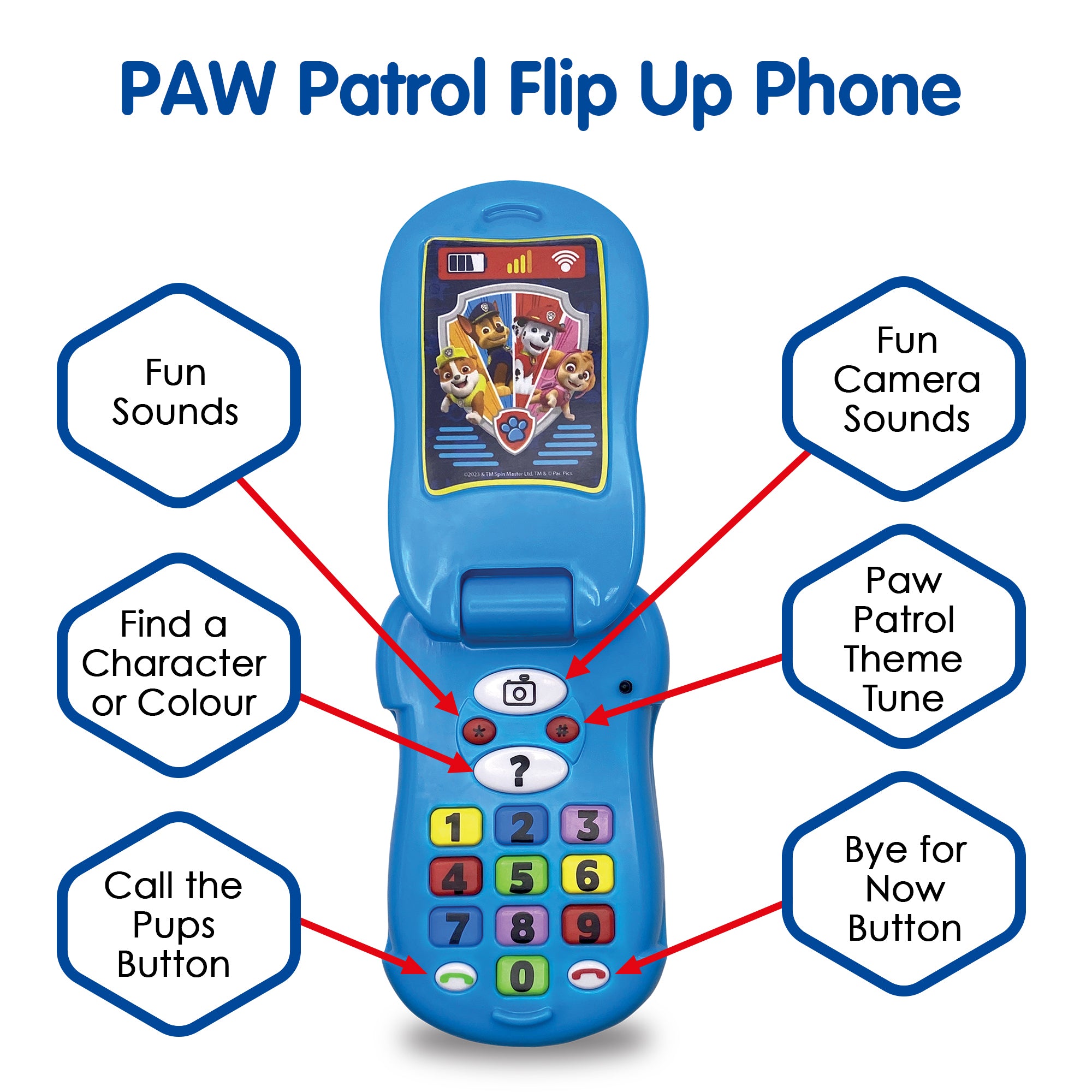 Paw Patrol Flip & Learn Phone