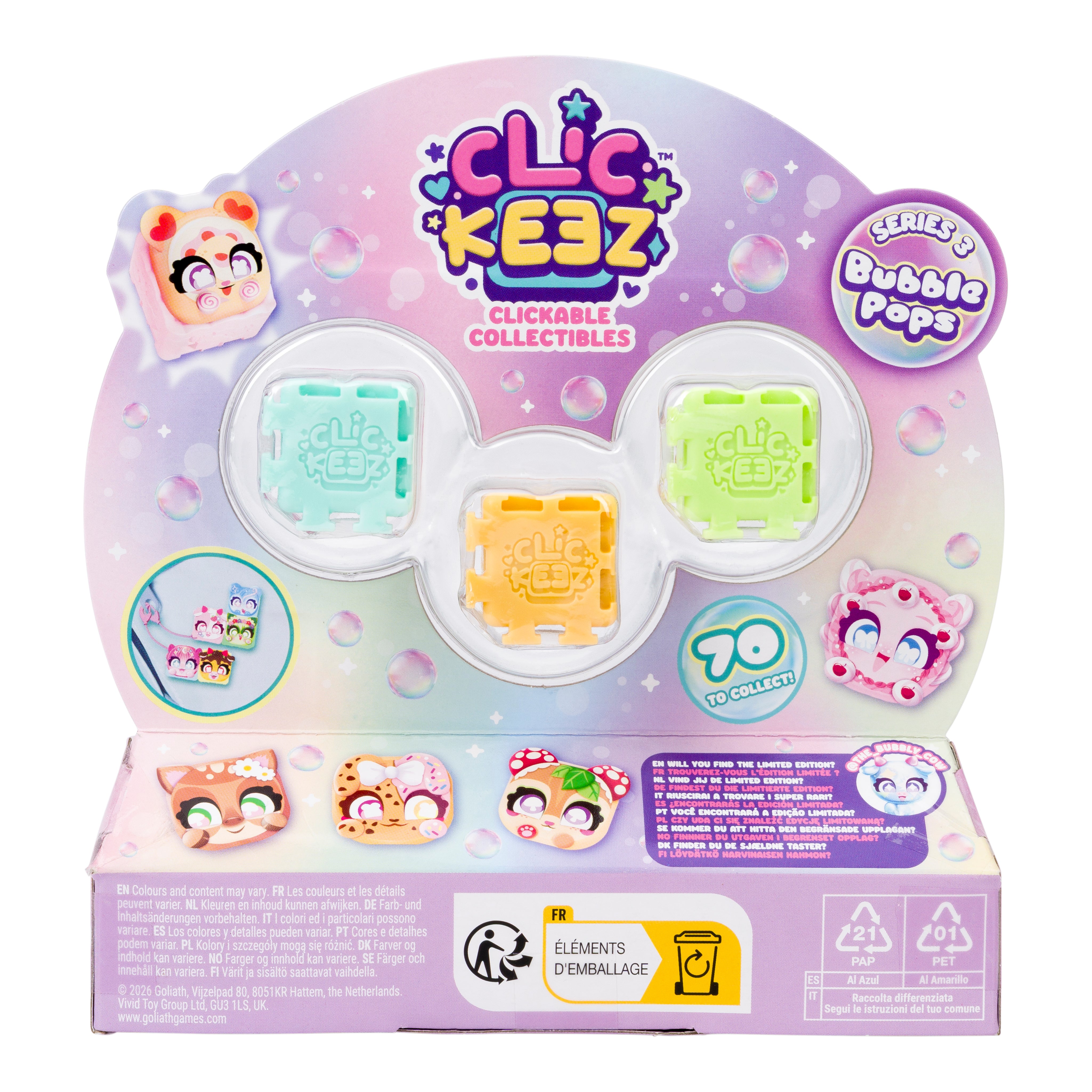 Clickeez Series 3 5 Pack Assortment