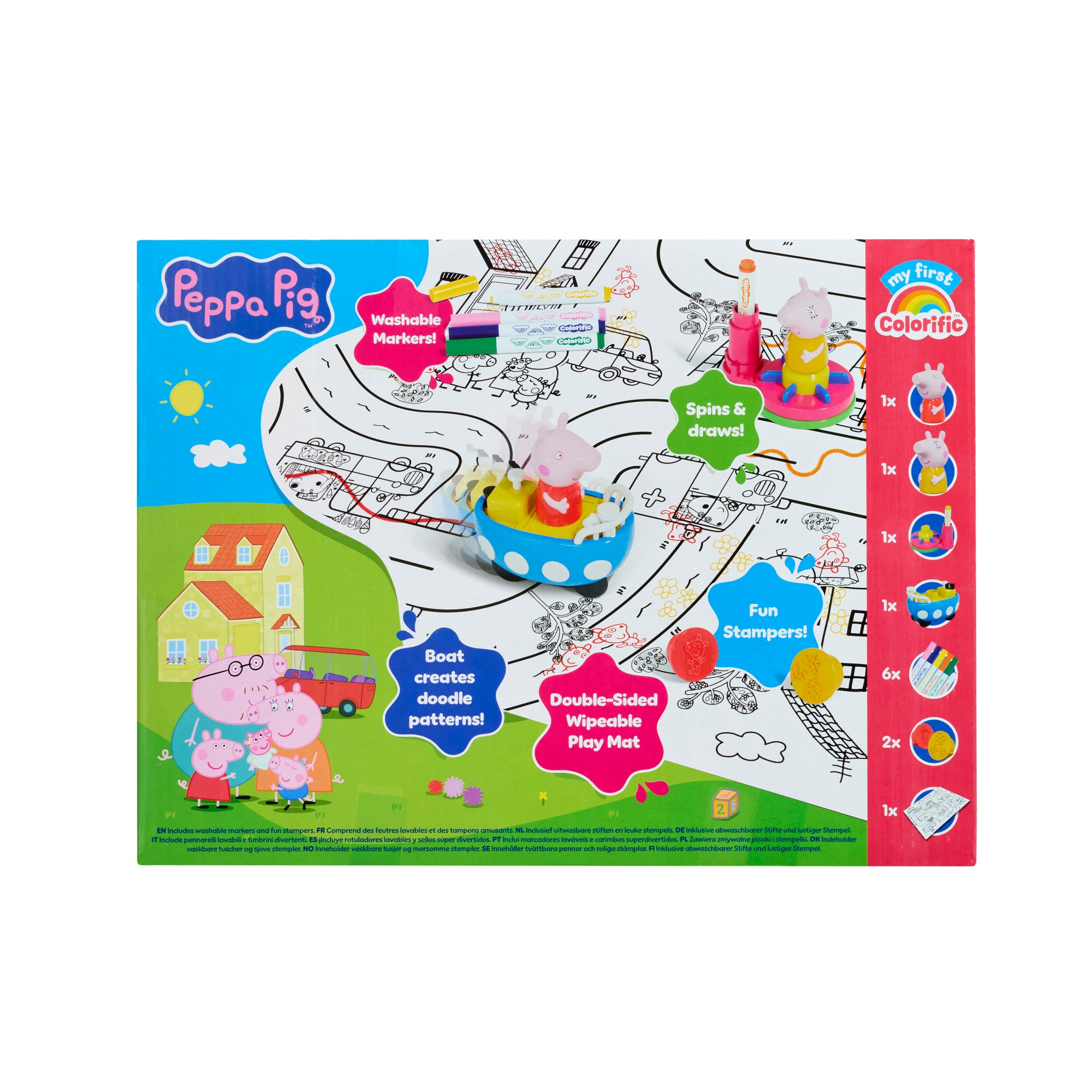 Colorific Peppa Pig Town Doodle Set