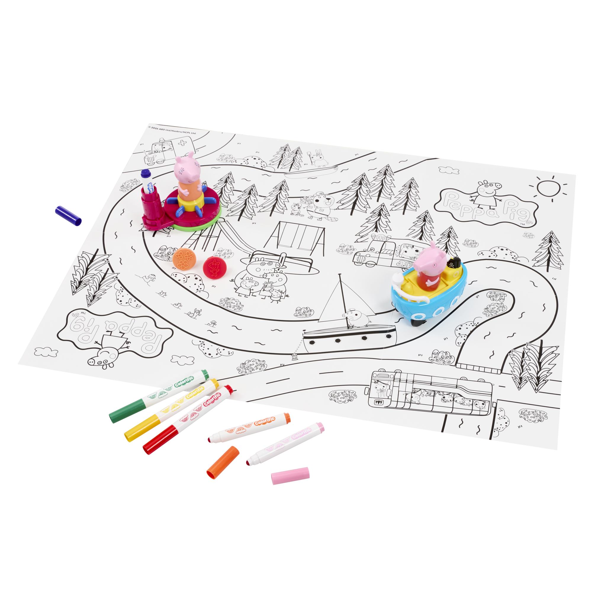 Colorific Peppa Pig Town Doodle Set
