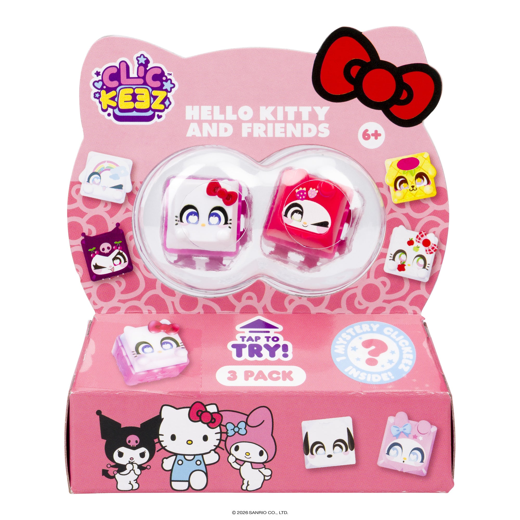 Clickeez Hello Kitty & Friends 3 Pack Assortment