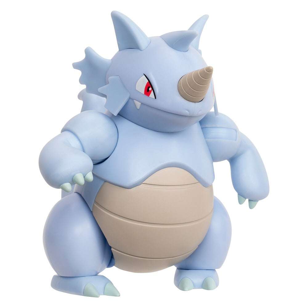 Pokémon Rhydon Battle Feature Figure - 4.5-Inch Rhydon Battle Ready Figure With Horn Attack