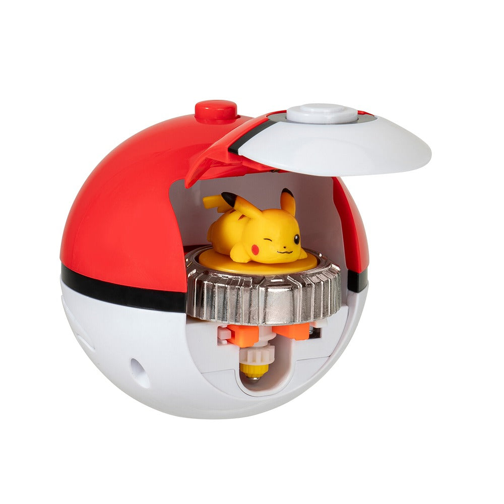 Pokémon Battle Spinner Arena Set - Two Battle Spinners With Two Poké Ball Spinner Launchers And Battle Arena