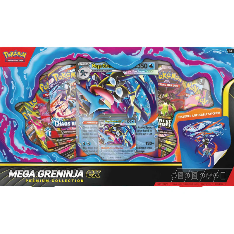 Pokémon Tcg: Mega Greninja Ex Premium Collection