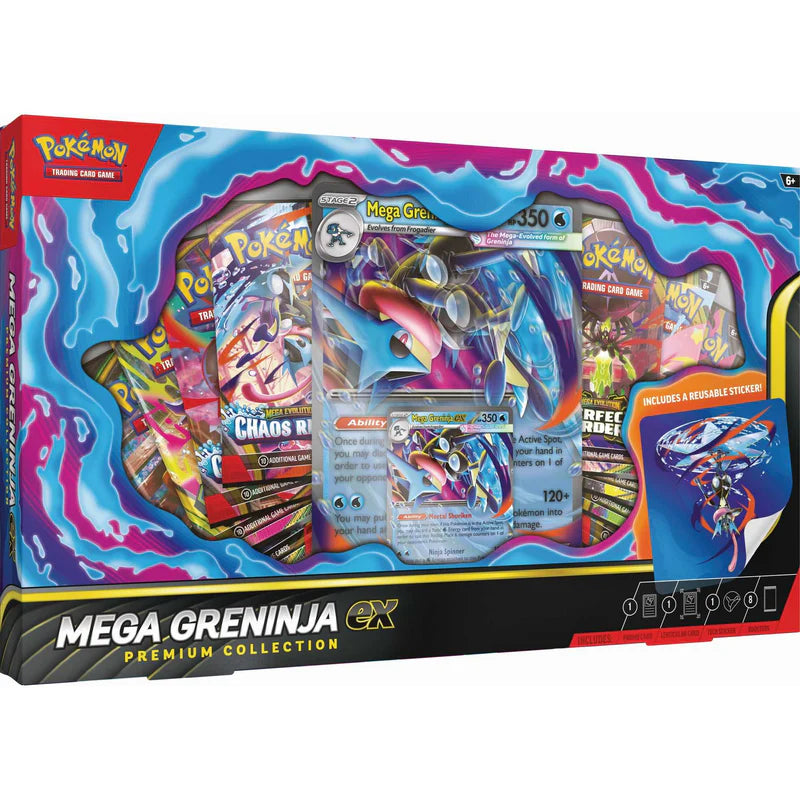 Pokémon Tcg: Mega Greninja Ex Premium Collection