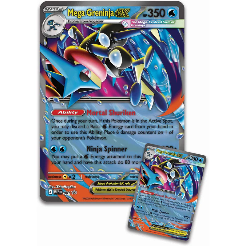 Pokémon Tcg: Mega Greninja Ex Premium Collection