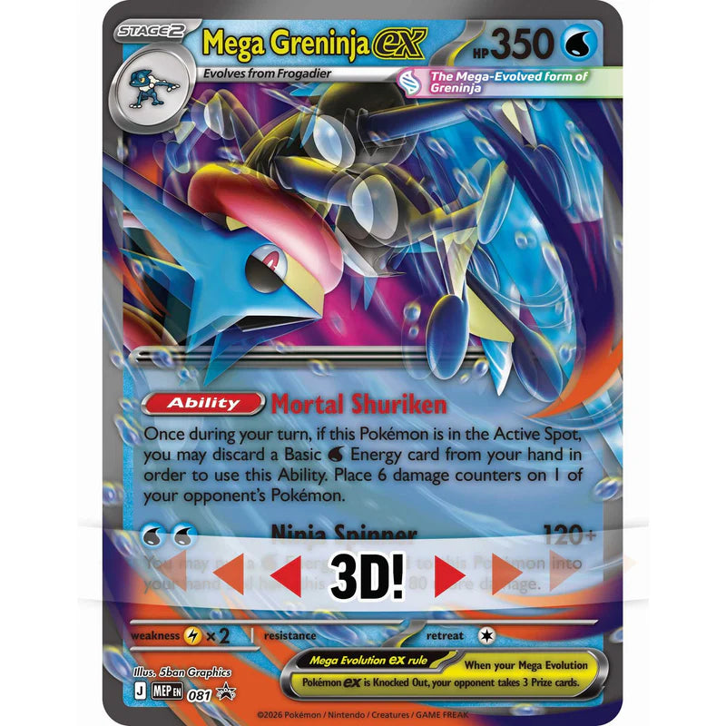Pokémon Tcg: Mega Greninja Ex Premium Collection