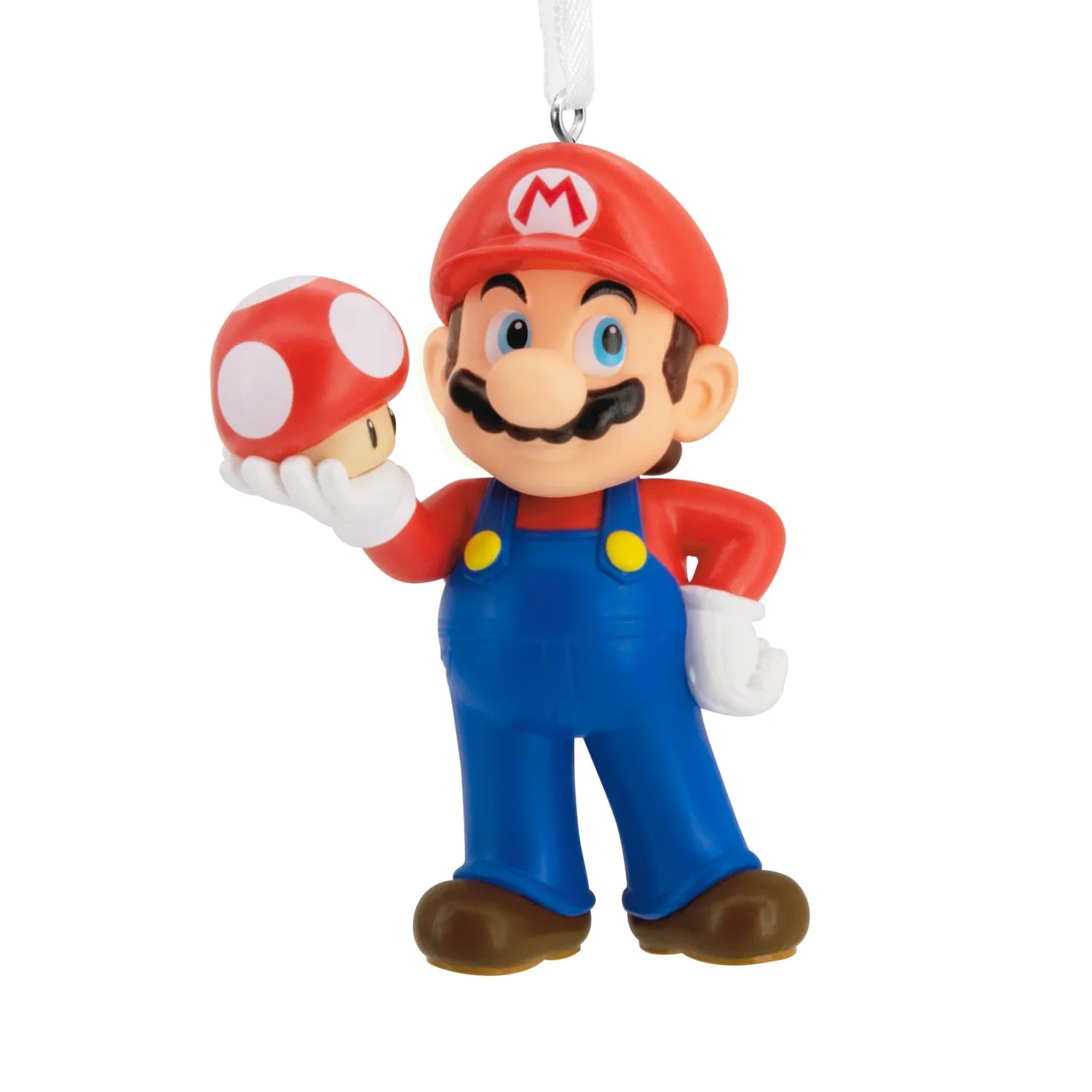 Hallmark Collectable Super Mario - Mario With Super Mushroom Ornament