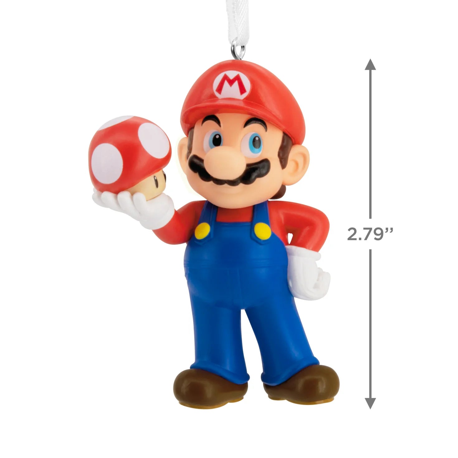 Hallmark Collectable Super Mario - Mario With Super Mushroom Ornament
