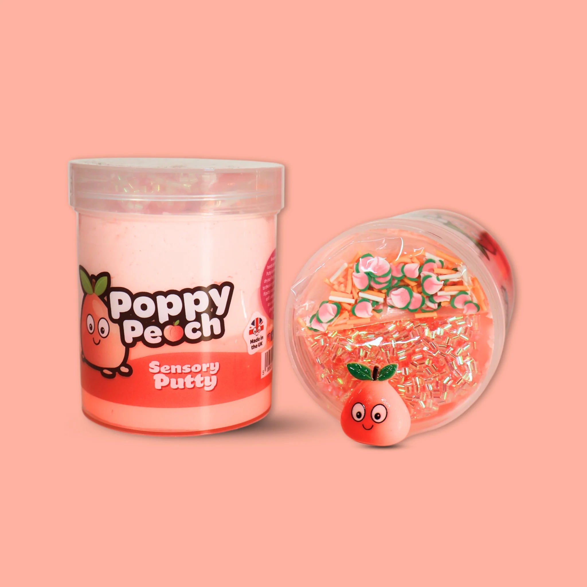 Slime Party Sensory Putty - Poppy Peach