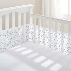 Mesh Cot Liner Twinkle Gray