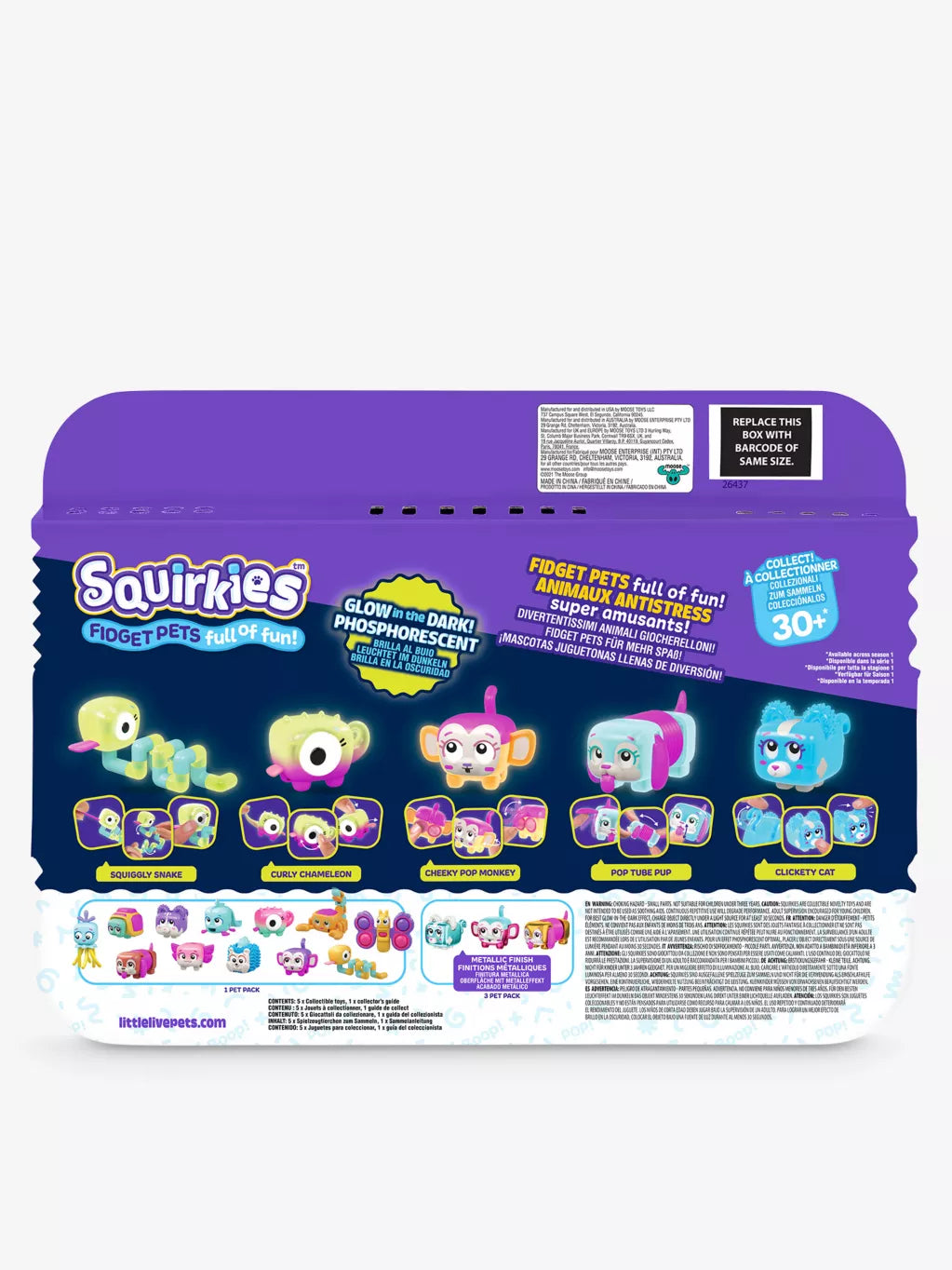 Little Live Pets - Squirkies: 5 Pack