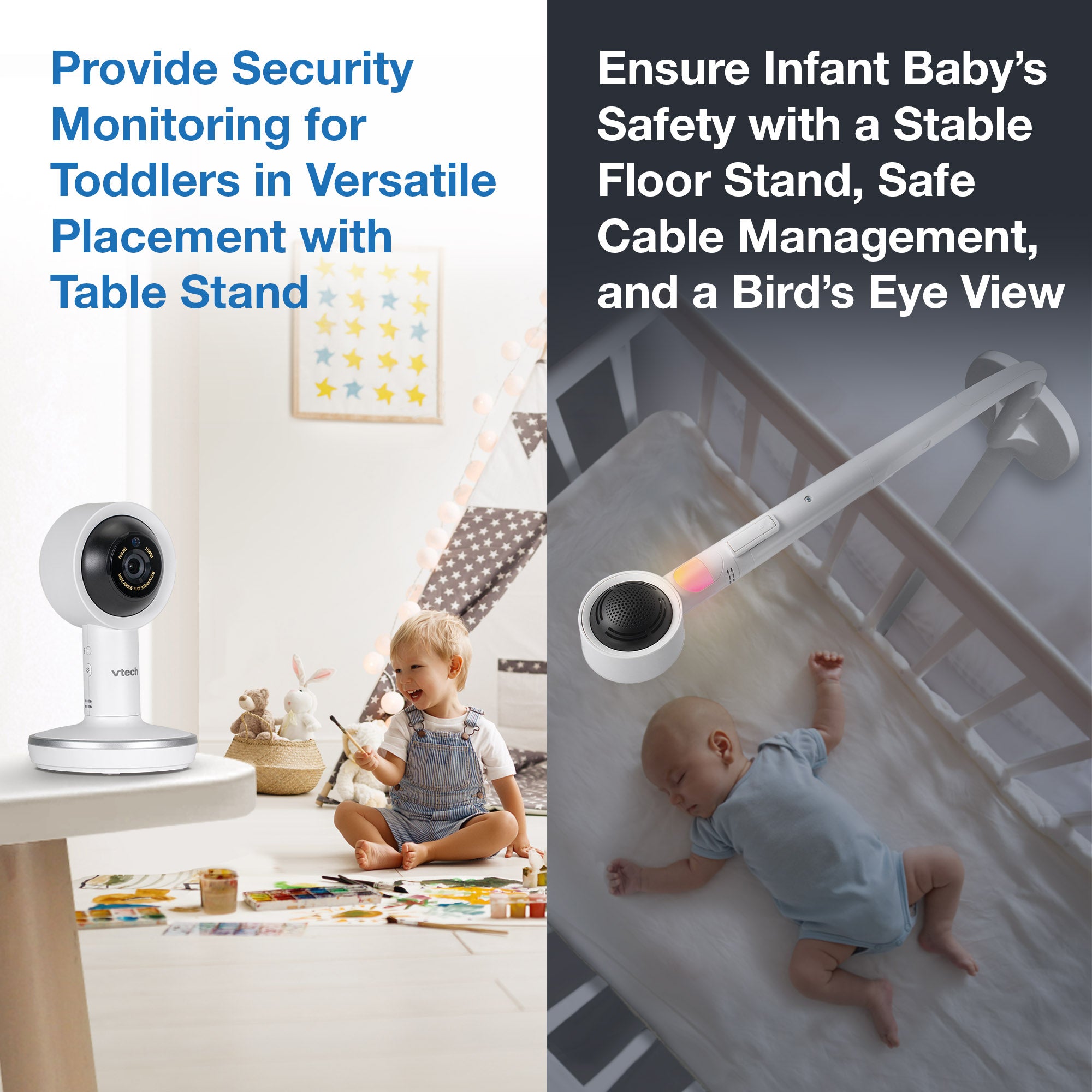 Vtech 7" Over-The-Cot Smart High Definition Video Monitor