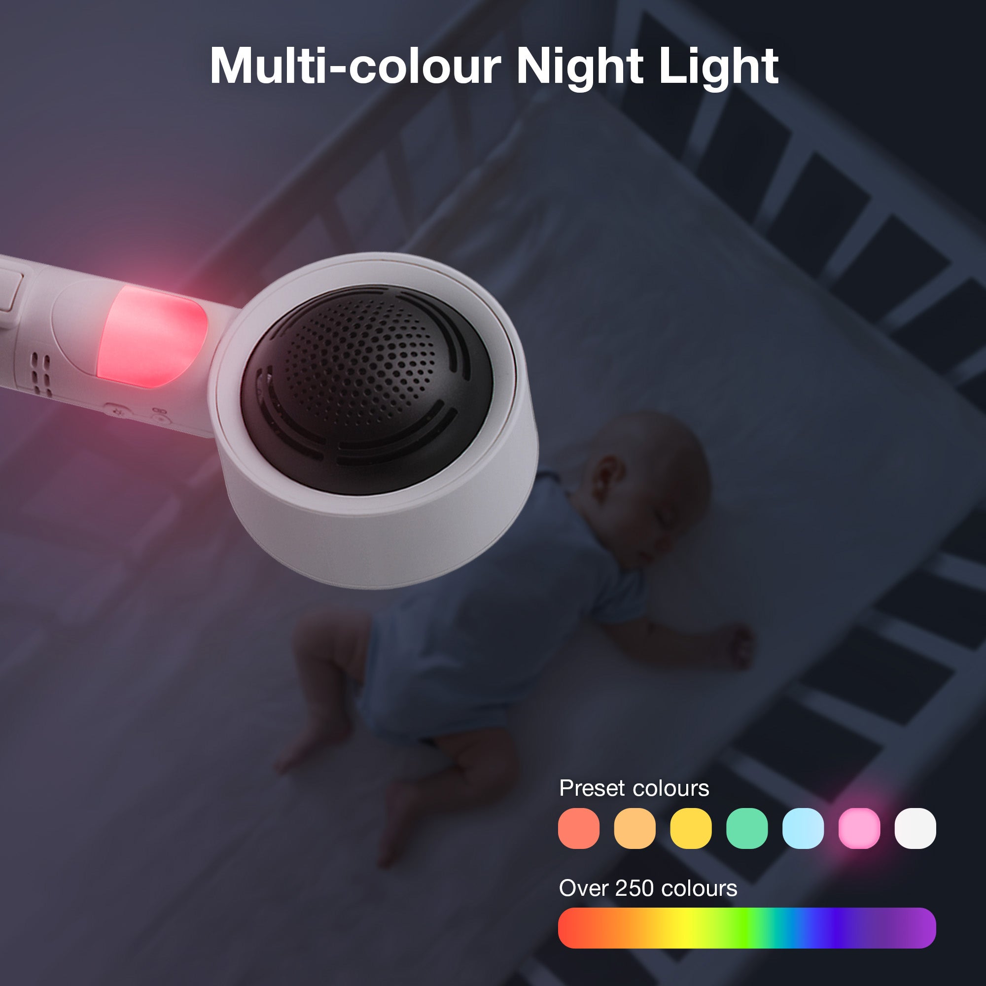 Vtech 7" Over-The-Cot Smart High Definition Video Monitor