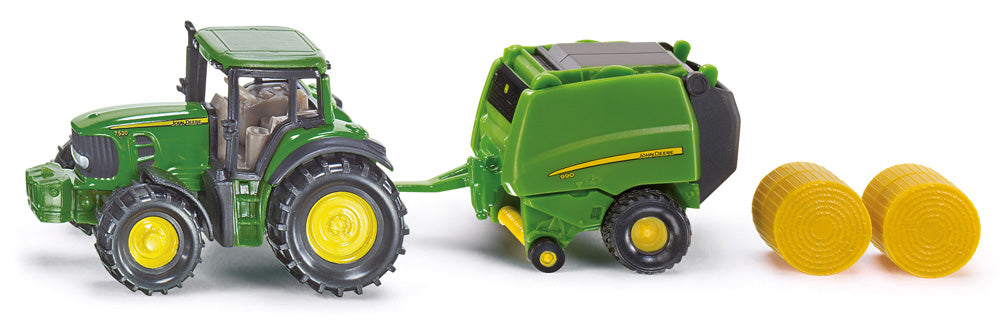Siku John Deere Tractor With Baler