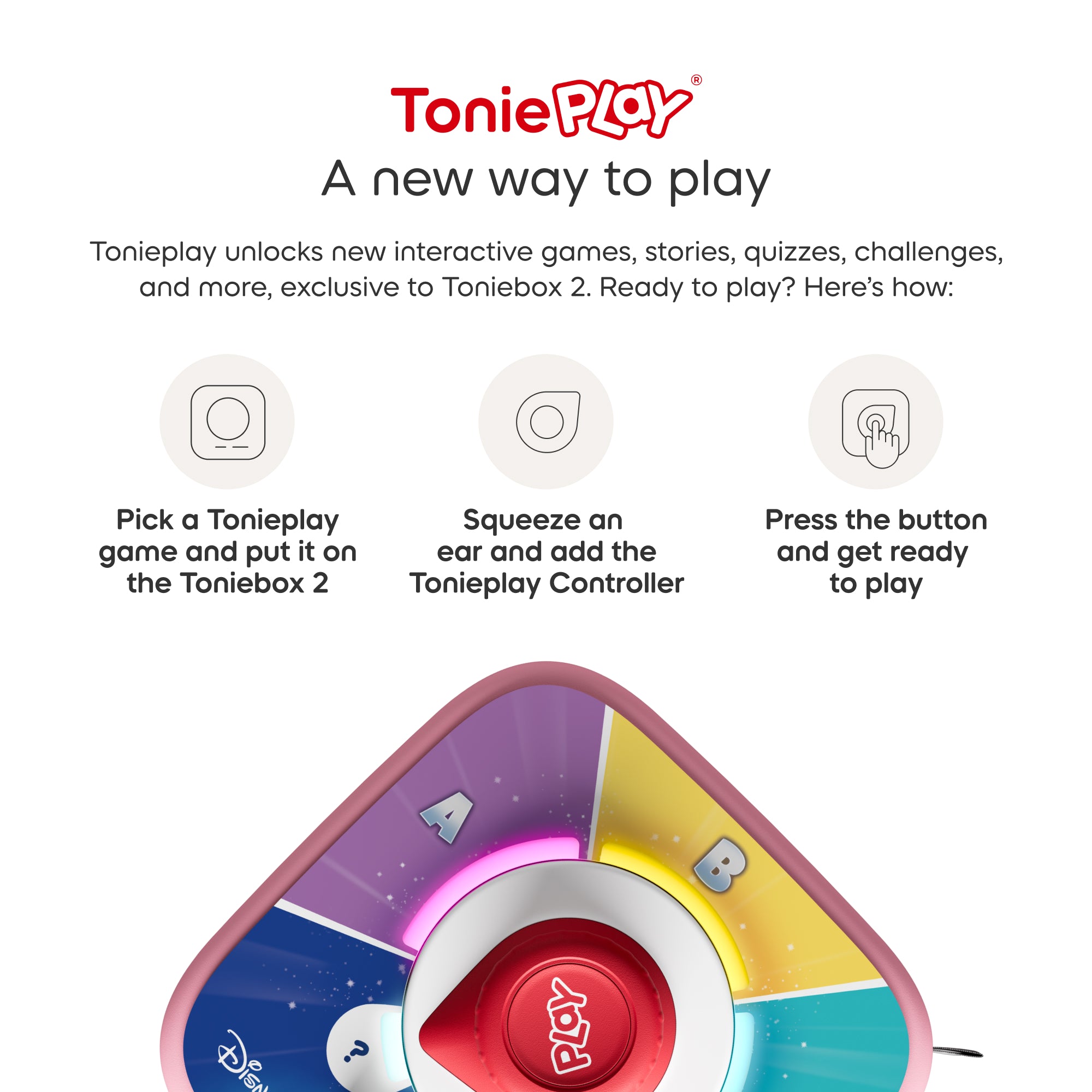 Tonies Toniebox 2 Full Play Set In Cloud Pink With Lion King Tonie Figure