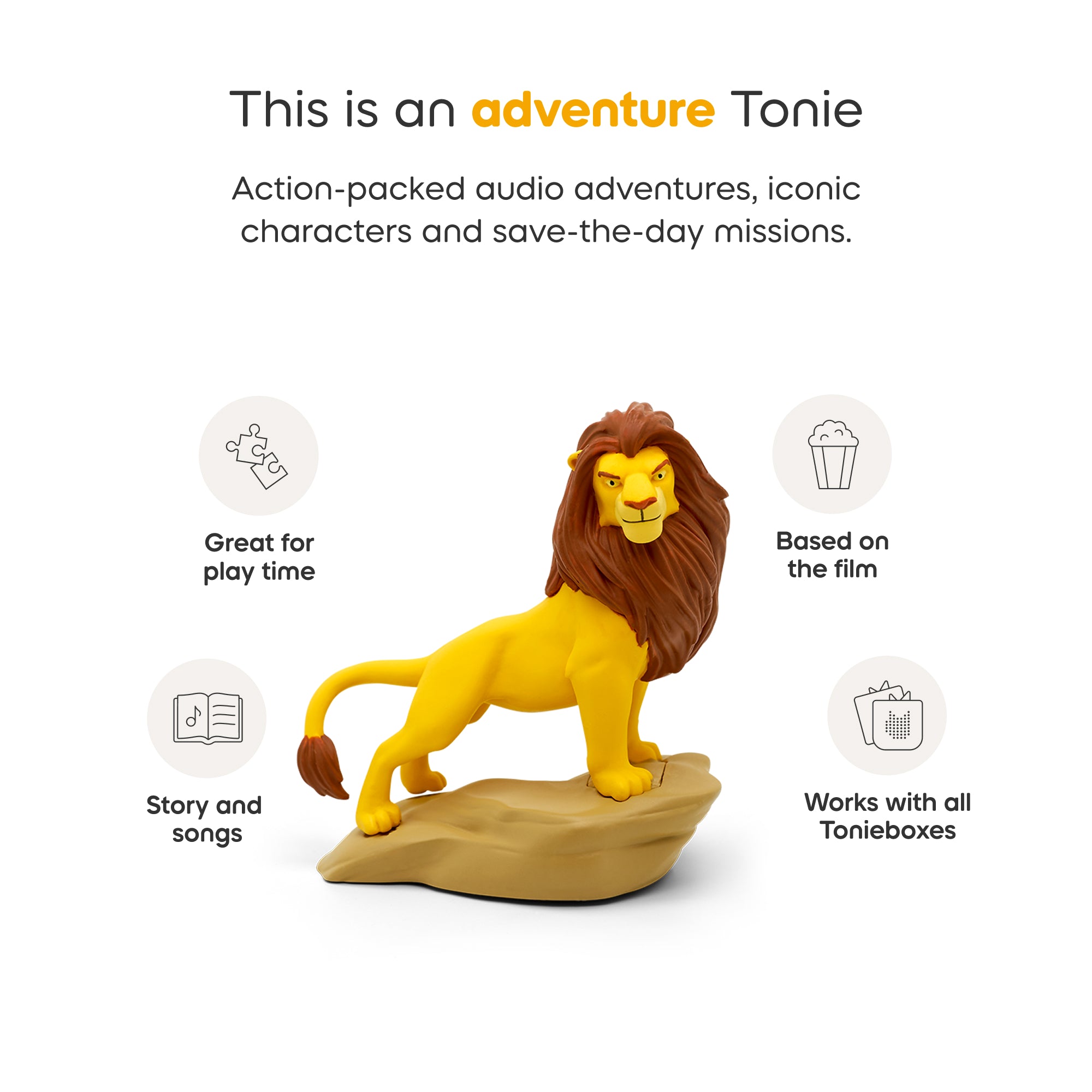 Tonies Toniebox 2 Full Play Set In Cloud Pink With Lion King Tonie Figure