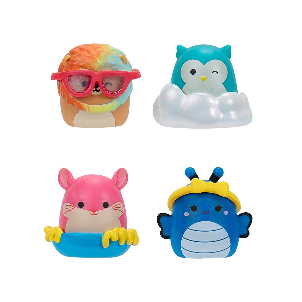 Squish-A-Longs By Original Squishmallows 14 Pack - Series 1 - (14) 1” Mini-Squish With 4 Accessories, Ring, And Collector’s Guide - Collect, Trade, & Play