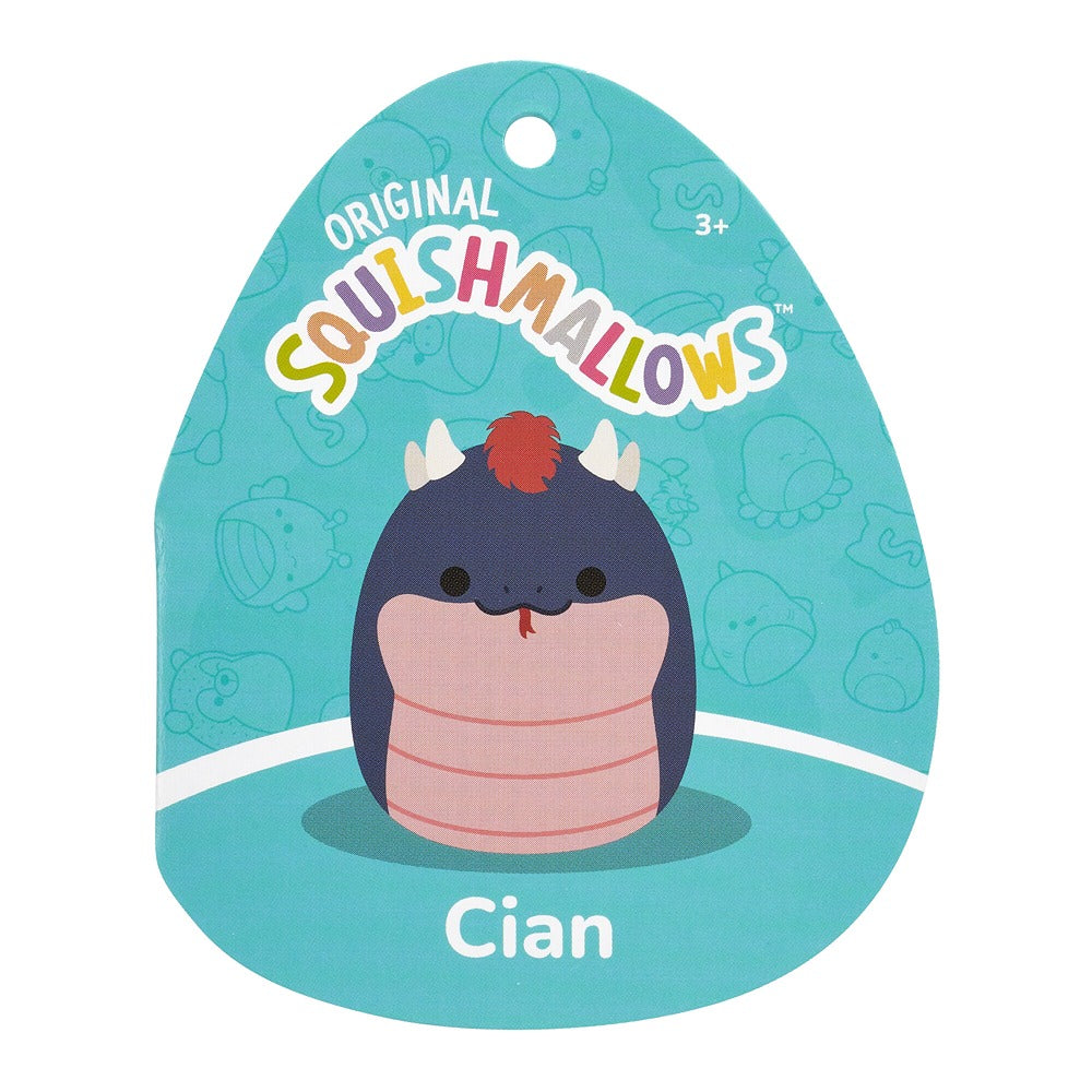 Original Squishmallows 12-Inch Cian The Navy Basilisk