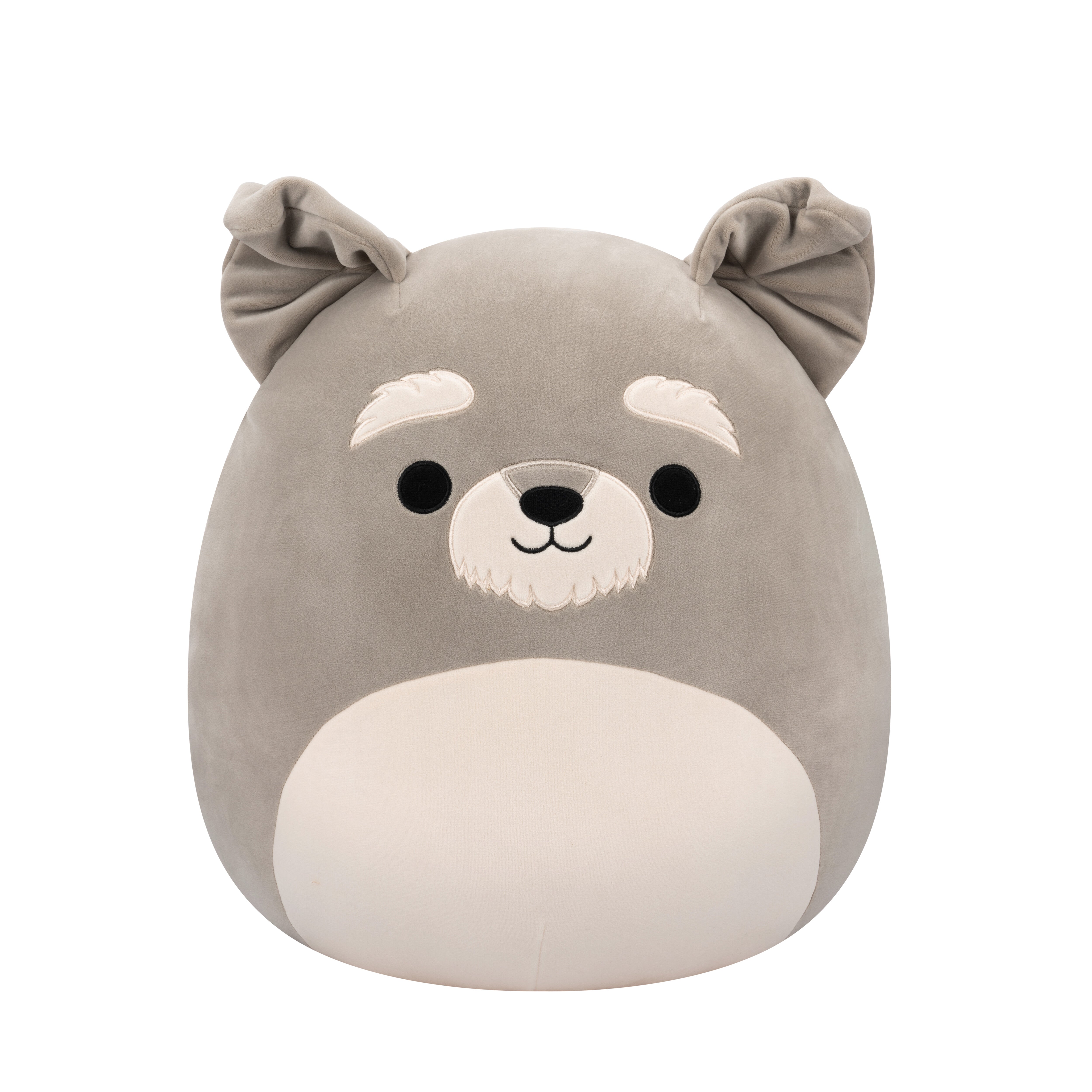 Original Squishmallows 16-Inch Shaun The Grey Schnauzer