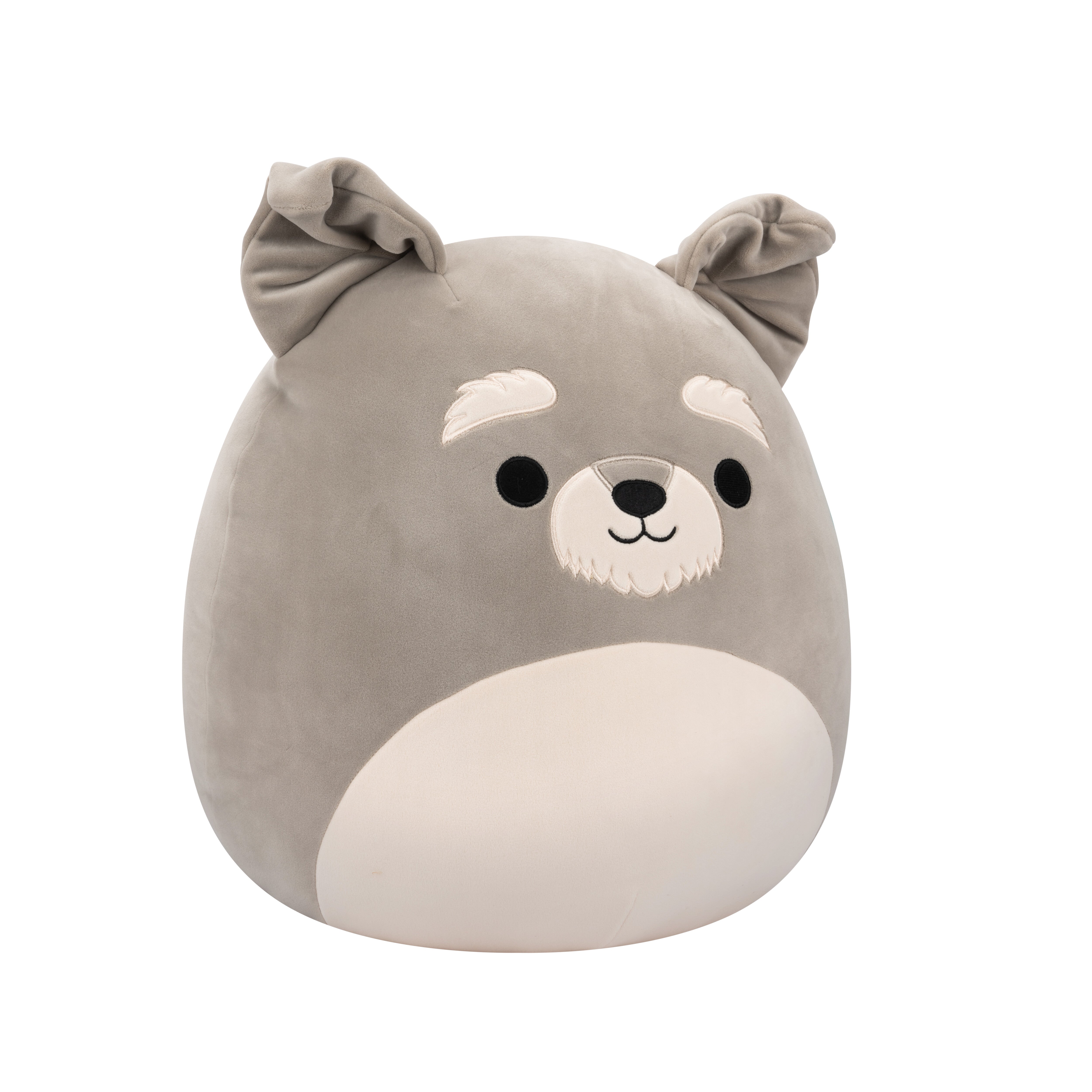 Original Squishmallows 16-Inch Shaun The Grey Schnauzer